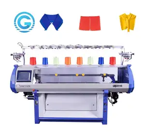 Automatic computerized collar and cuff making flat knitting machine for sale