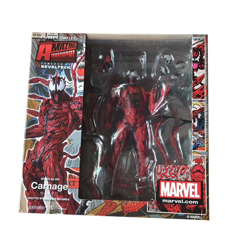 Yamaguchi Revoltech Carnage Action Figure - Venom Toy for