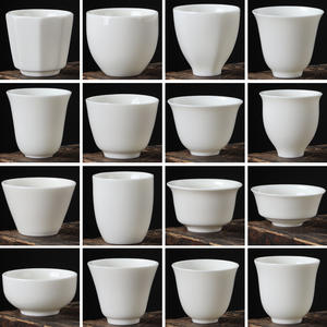 Tazza da Tè in Ceramica Bianca Moderna Ecologica, Lavabile in Lavastoviglie e Adatta al Microonde, per Ristoranti e Caffetterie, Capacità 40-80ml, Personalizzabile - Product Image 3