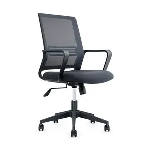 Computer Chair Manufacturers Factory Price Cheap Commercial Work Station Computer Swivel Revolving Guest Chair Adjustable Home Office Chair