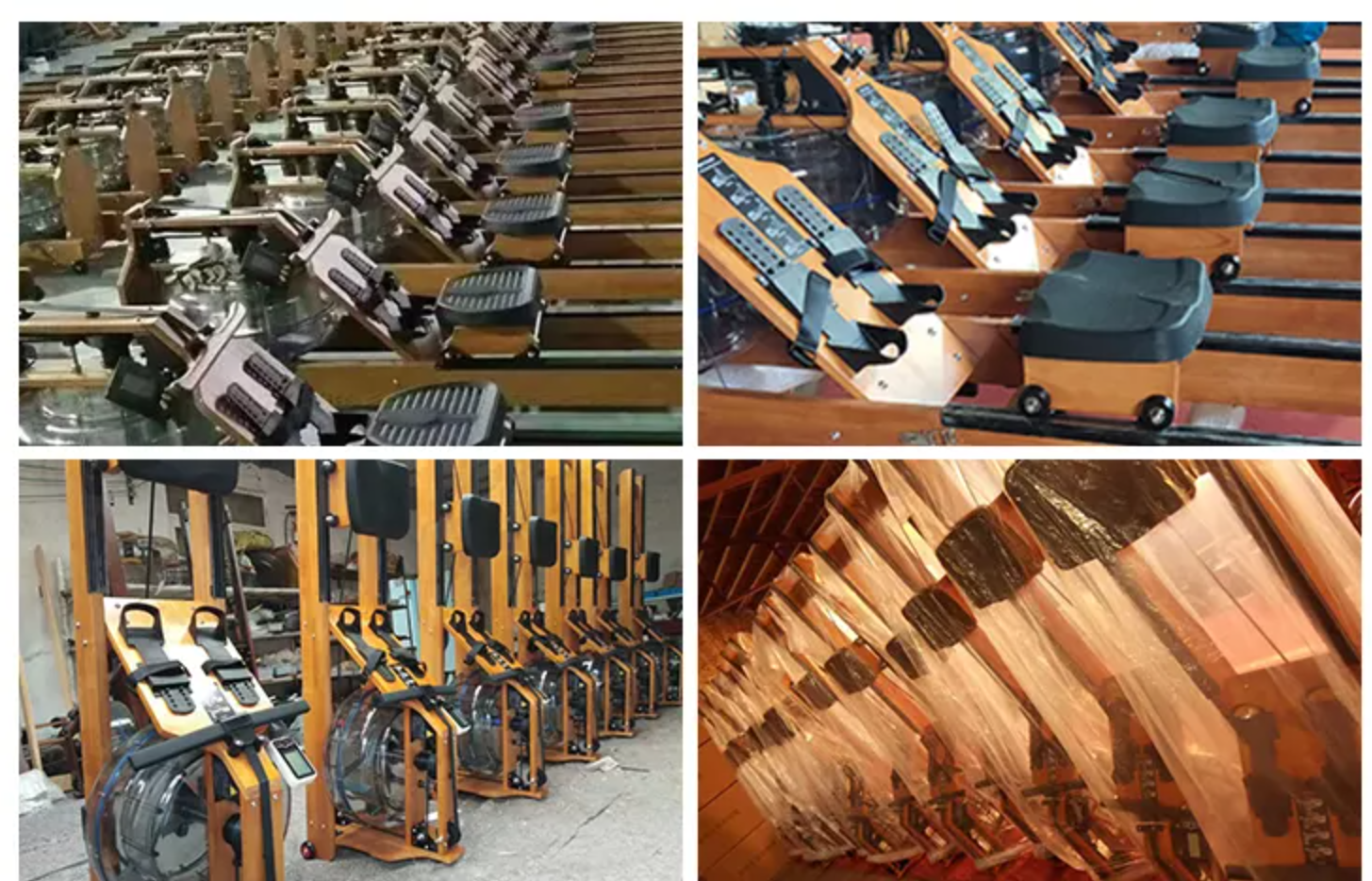 YPOO for hydraulic rowing machine foldable New folded cardio fitness equipment air rower rowing club rowing machine magnetic