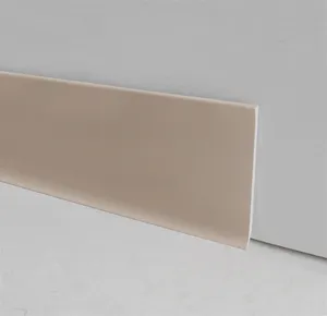 ISO Flooring Accessories Direct Supplier Soft PVC Flexible Skirting Board Wood Looking Skirting Board Sample Free