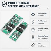 11,1 V 12,6 V/14,8 V 16,8 V Mejorar el equilibrio 18650 BMS para Motor de taladro Li-ion Cargador de batería de litio Placa de protección 3S 40A 60A