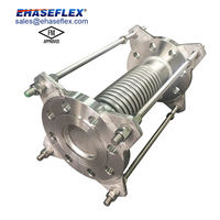 Tiges de raccordement pour joints de dilatation de type soufflet en acier inoxydable haute pression, homologuées FM, pour systèmes de canalisations avec surface peinte