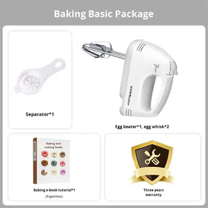 RSD & <span class=keywords><strong>HT</strong></span> เครื่องตีไข่ไฟฟ้าใช้ในบ้านเครื่องตีครีมขนาดเล็กเครื่องตีเค้กที่จับที่ตีแป้งใช้ในบ้านใช้พลาสติก7สปีด - Product Image 6