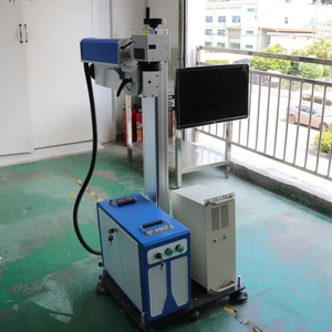 高速ポータブルQRコードと日付フライングレーザーマーキングマシン木材プラスチックと様々な材料に恒久的なマーキング - Product Image 3