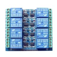 Módulo de Relé de 8 Vías, 5V 10A, con Optoacoplador EL817 Integrado, Relé de un Solo Canal con Activación por Nivel Bajo, Compatible con Niveles de 3.3V/5V