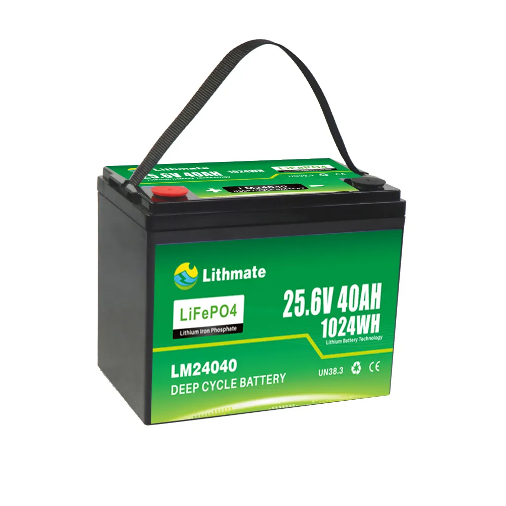 Lithmate longo ciclo vida segura BT monitor scooter elétrico bateria de lítio cadeira de rodas elétrica 24v 40ah lítio ion bateria