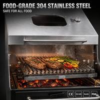Barbecue TOSHINE Caja China, multi-usage, en acier inoxydable, robuste, au charbon de bois, haut de gamme, personnalisable OEM