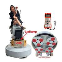 Ponceuse de sol planétaire à double entraînement 15KW 380V avec télécommande, polisseuse pour ciment, terrazzo et marbre