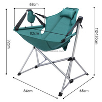 Chaise à bascule pliable et portable pour le camping en plein air, légère et durable, idéale pour la randonnée, la pêche, les pique-niques, le jardin, le parc et la plage
