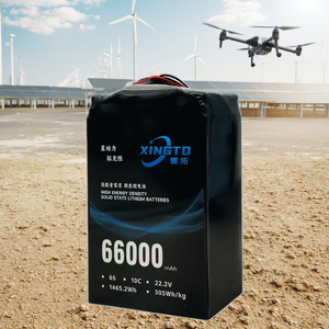66000mah 고용량 12s 14s 30000mah 반고체 상태 드론 리튬 이온 산업 헬리콥터 배터리 - Product Image 1