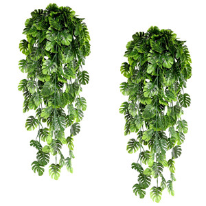 Guirnaldas Artificiales Wanhui, Hojas de Monstera, Decoración de Pared de 100 cm, Decoración para el Hogar, Bodas y Exteriores - Product Image 2