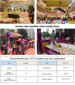 Machine à grue télécommandée pour homme réel Jouet de grande taille avec poupées pour le shopping - Product Image 3