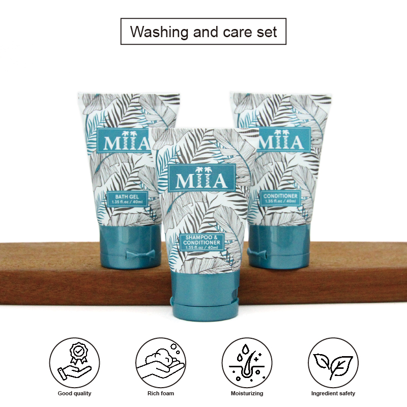 hotel shampoo bottles