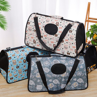 Sac à dos pour chat Pipitao, motif de dessin animé multicolore, sac de transport multifonctionnel en tissu Oxford, capacité de 20 livres, Zhejiang