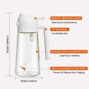 Multifunction 2-in-1 Glass <strong>Oil</strong> Mister Vinegar Dispenser Chinagama Kitchen <strong>Cooking</strong> Utensil Olive <strong>Oil</strong> Sprayers <strong>Oil</strong> <strong>Spray</strong> Bottle - Product Image 6