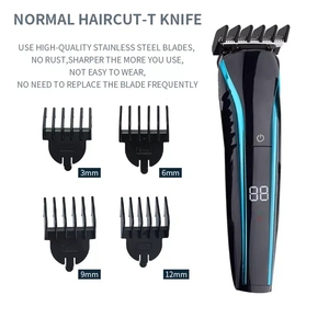 Kit de <span class=keywords><strong>tondeuse</strong></span> à cheveux multifonction 6 en 1 <span class=keywords><strong>Tondeuse</strong></span> à cheveux USB rechargeable <span class=keywords><strong>Tondeuse</strong></span> à barbe visage et corps - Product Image 2