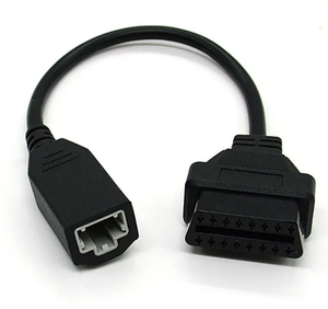 Cable adaptador de escáner OBDII de 3 pines a 16 pines, conector de diagnóstico para la mayoría de los coches Honda - Product Image 1