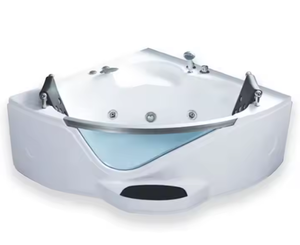 Bañera de masaje para baño Bañera de masaje de chorro de burbujas individuales Bañera de acrílico térmico con almohada para bañera - Product Image 3