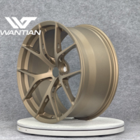 Jantes forgées multi-branches à disque fermé, finition polie miroir argentée, 15-24 pouces, 5x112 5x120 pour Maybach Classe S, Bentley, Rolls Royce