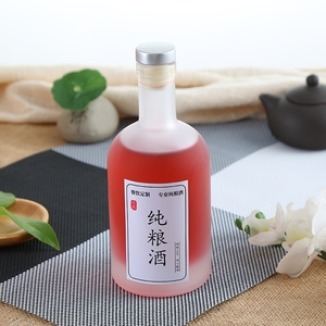 Botella vacía De <span class=keywords><strong>Licor</strong></span> De 500ml y 750ml, minilicor De alcohol, De Vidrio - Product Image 2