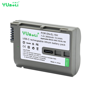 <span class=keywords><strong>Batterie</strong></span> d'appareil photo à charge directe USB-C EN-EL15H 7.4V 2600mAh pour <span class=keywords><strong>Nikon</strong></span> Z6 Z7 Z8 Z9 D850 <span class=keywords><strong>D7500</strong></span> EN-EL15C/EL15D - Product Image 1