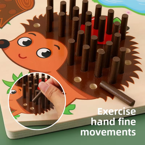 Jouets en bois pour enfants : Bâton d'<span class=keywords><strong>intégration</strong></span> sensorielle pour l'entraînement à la concentration, l'apprentissage des <span class=keywords><strong>mathématiques</strong></span> et l'éveil précoce - Product Image 5