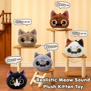 Giocattolo per Gatti Realistico con Suono di Miau, Attivato al Tocco, Giocattolo Interattivo per Gattini, Giochi per Esercizio Fisico per Gatti - Product Image 2