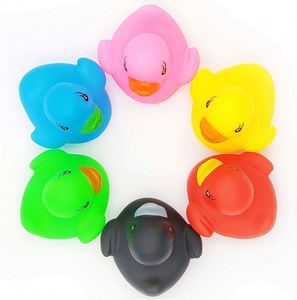 Educational Gift Baby <b>Bath</b> Sound Ducktoy Children Infant Squeaky Shower Duckling Swimming Pool Mini Rubber Duck Toys - Product Image 6