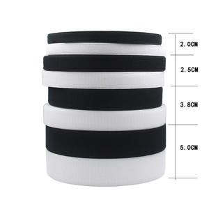 Tessuto in Nylon nero a bassa resistenza industriale MOQ con nastro elastico con gancio cucito accessori per indumenti per cucire - Product Image 2