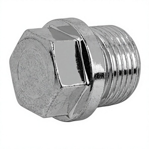 K1131 สกรูปลั๊ก DIN910 ไม่มีช่องระบายอากาศ, M48X2, SW=30, รูปแบบ: A, เหล็กชุบสังกะสี - Product Image 1