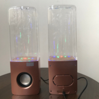 Haut-parleurs d'eau dansante stéréo à LED colorés tendance 2023, cadeaux de Noël, articles cadeaux