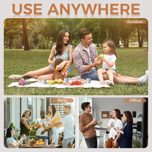 Gobelet à bière en aluminium jetable classique recyclable 400-600 ml – Tasses pliables écologiques pour festivals et bars - Product Image 5