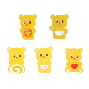 Butter <b>Bear</b> Resin Miniature 3D Cartoon Animal Decor Home Decoration Desktop Ornaments <b>Cute</b> Pendants Glow In Dark - Product Image 1