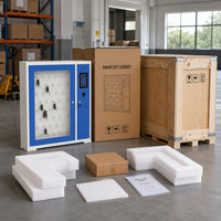 Gabinete Inteligente para Llaves con Sistema Electrónico de Gestión de Llaves de 40 Posiciones y Seguimiento RFID para Uso en Oficinas, Escuelas y Fábricas