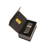 Vente flash - Boîtes d'emballage cosmétiques en carton rigide noir avec logo personnalisé, aimantées, finition mate, pour crème pour le visage, crème pour les yeux