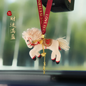 จี้รถรูปม้าโพนี่ วัสดุโลหะผสม สไตล์การ์ตูน ของตกแต่งภายในรถยนต์ สำหรับเป็นของขวัญ - Product Image 2