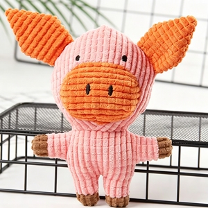 Jouets en peluche couineurs pour chiens, animaux en peluche durables et résistants à la mastication pour la dentition des chiots et le soulagement de l'anxiété - Product Image 5