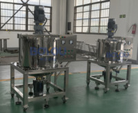 50l 100 L 200 litres industriel haute vitesse cisaillement homogénéisation Machine cosmétique mélange liquide homogénéisateur mélangeur pâte crème