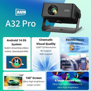 Best <b>Projector</b> hd Led <b>Projector</b> Video Projecteur hd Beamer 1080p Home Theater Android 13 Smart <b>Projector</b> 4k AUN A32 Pro - Product Image 5