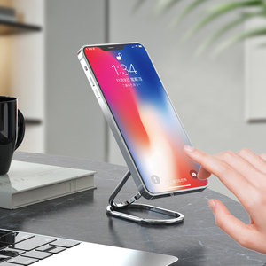 Penyangga Cincin Ponsel, Penyangga Jari, Rotasi 360 Derajat, Pegangan Cincin Ponsel Logam, Penyangga Ponsel Lipat untuk Dudukan Magnetik Mobil - Product Image 1