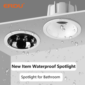 ERDU Encastré Étanche <span class=keywords><strong>IP44</strong></span> Led Plafonnier Downlight pour <span class=keywords><strong>Salle</strong></span> <span class=keywords><strong>De</strong></span> Bains Intérieure Éclairage Lampes LED <span class=keywords><strong>Spot</strong></span> - Product Image 4