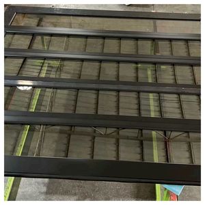 <span class=keywords><strong>Puerta</strong></span> de <span class=keywords><strong>Garaje</strong></span> <span class=keywords><strong>Seccional</strong></span> de Diseño Moderno <span class=keywords><strong>con</strong></span> Panel de Vidrio Templado y Superficie Acabada para Villas y Casas - Product Image 1