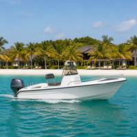 Bateau de pêche à quille intégrée 4,85 m, coque robuste et durable, 5 personnes, moteur hors-bord 90 CV, protection de coque 7 ans, batterie 60 Ah, trappe de proépilote