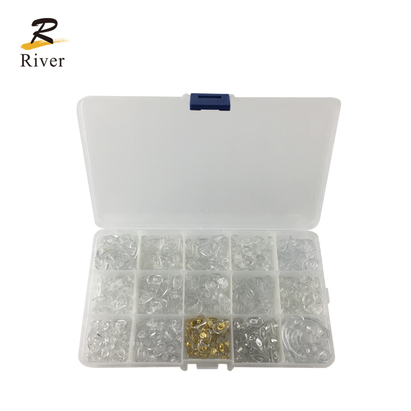 Набор простых недорогих носоупоров из ПВХ для оптических очков и солнцезащитных очков