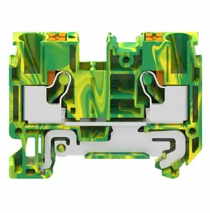 6mm WANJIE GUV PUSH-IN ground Din Rail terminal block