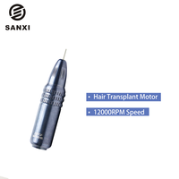Machine de transplantation capillaire professionnelle Sanxi avec certification CE, moteur micro sans balais 12000 tr/min pour cheveux longs