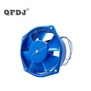 พัดลมติดผนังแบบแกนหมุน QFDJ 150FZY4-D ขนาด 14 นิ้ว สีฟ้า ผลิตจากพลาสติก สำหรับตู้ไฟฟ้า - Product Image 2