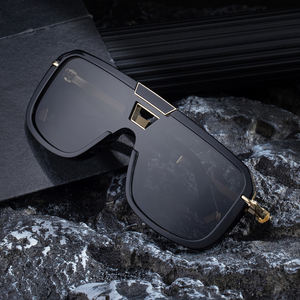 Lunettes <span class=keywords><strong>de</strong></span> soleil tendance <span class=keywords><strong>de</strong></span> marque Partagas, avec logo personnalisé, verres monobloc, double pont, UV400, pour hommes - Product Image 3